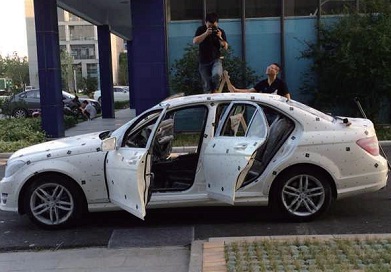 汽車、船模等大型物體掃描